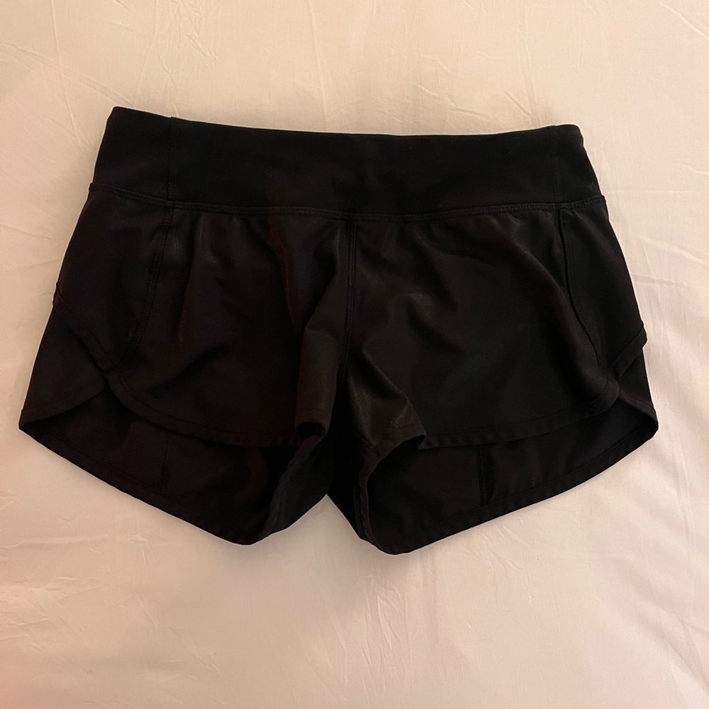 Black Ivivva Shorts 2.5 Length Lululemon